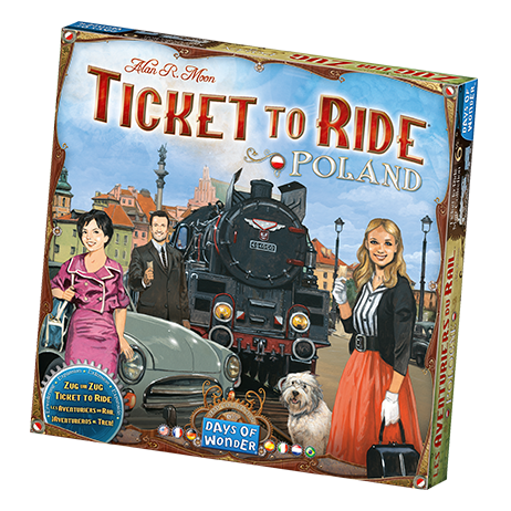 Настільна гра Ticket To Ride: Poland (Квиток на потяг: Польша, Билет на поезд: Польша)(англ)(доп)