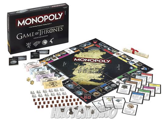 Настільна гра Монополия. Игра Престолов. Коллекционное издание (Monopoly: Game of Thrones Collector's Edition)