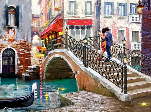 Пазли "Міст, Венеція", 2000 елементів