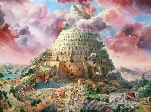 Пазл "Вавилонская башня", 3000 элементов