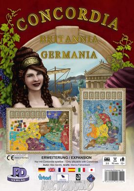 Настільна гра Конкордія: Британія та Німеччина (Concordia: Britannia & Germania)