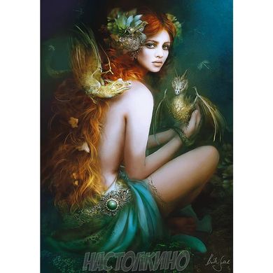 Пазл "Девушка с драконом", 1000 элементов (Trefl)