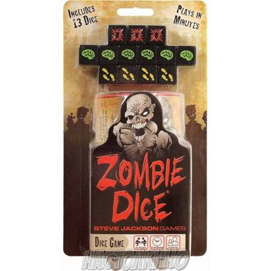 Настольная игра Zombie Dice (Зомби Кубики)