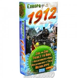 Настольная игра Билет на поезд: Европа 1912 (Ticket to Ride: Europe 1912)