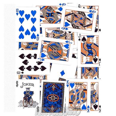 Покерні карти Bicycle Dragon Back (Сіні, Blue)