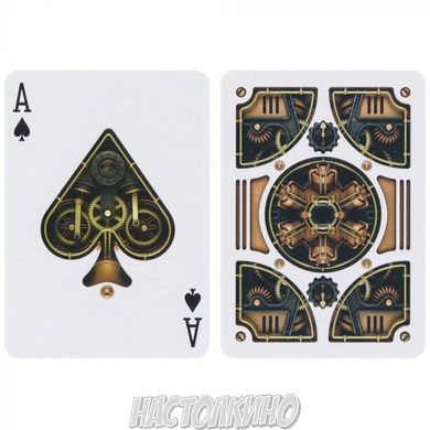 Покерні карти Bicycle Steampunk Gold