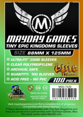 Custom Tiny Epic Kingdoms Sleeves: 88mm x 125mm (100 шт)