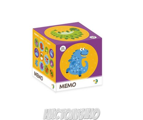 Настольная игра МЕМО Динозавры (MEMO Dinosaurs)