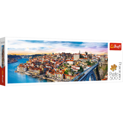 Пазл панорама "Порту, Португалия". 500 элементов (Trefl)