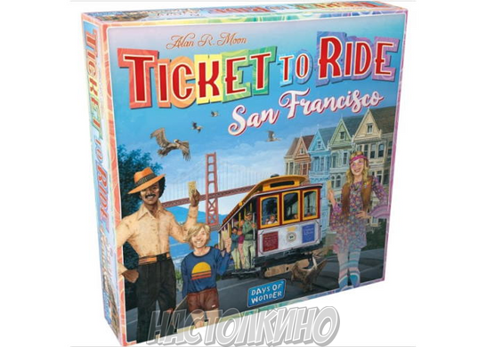 Настольная игра Ticket to Ride: San Francisco (англ)