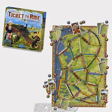 Настільна гра Ticket to Ride Map Collection: Volume 4 - Nederland (Билет на поезд: Нидерланды)