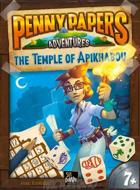 Настільна гра Penny Papers Adventures: The Temple of Apikhabou (Приключения Пенни Пейперс: Храм Апикабу)
