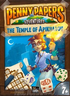 Настольная игра Penny Papers Adventures: The Temple of Apikhabou (Приключения Пенни Пейперс: Храм Апикабу)