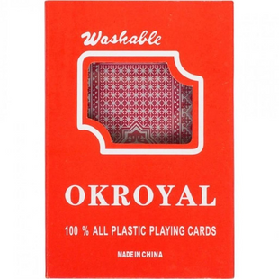Карты игральные покерные &laquo;OKROYAL&raquo; (54 карт) в пластиковом футляре