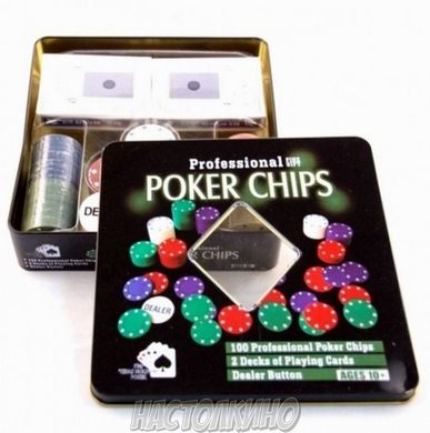 Покерный набор 100 фишек (Texas Poker Set)