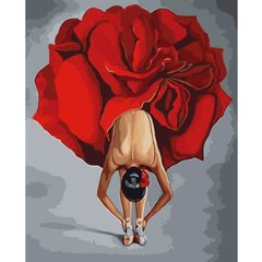 Картина за номерами "Квіткова танцівниця", 40х50 см