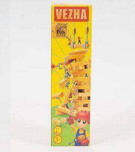 Vezha. Дженга с цифрами и кубиками (Jenga/Джанга)