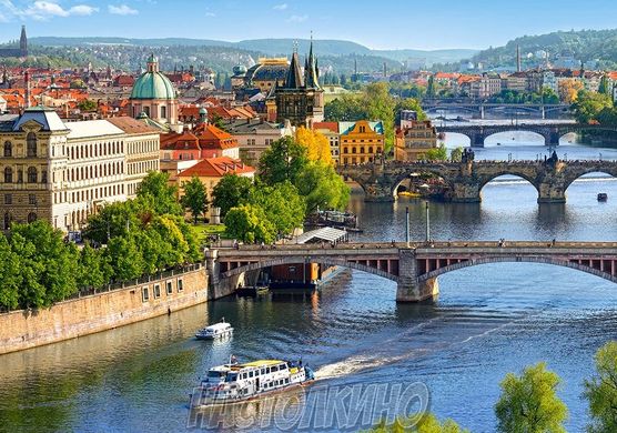 Пазл "Мосты в Праге", 500 елементів