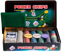 Покерний набір 300 фішок (Texas Poker Set)