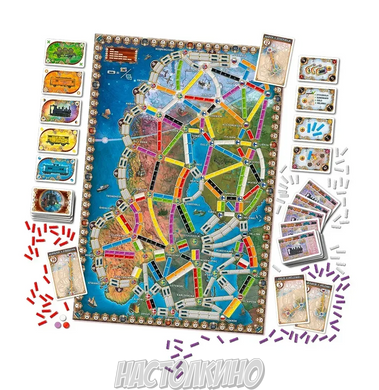 Настільна гра Ticket to Ride: Northern Lights (Квиток на потяг: Північне сяйво)