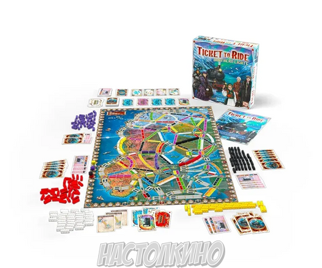 Настільна гра Ticket to Ride: Northern Lights (Квиток на потяг: Північне сяйво)