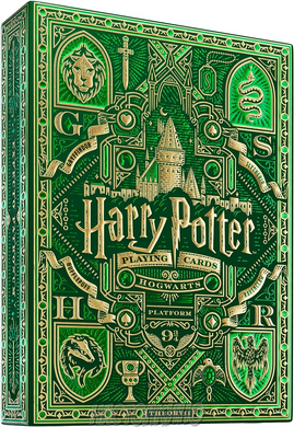 Карты игральные Theory11 Harry Potter Slytherin (green)