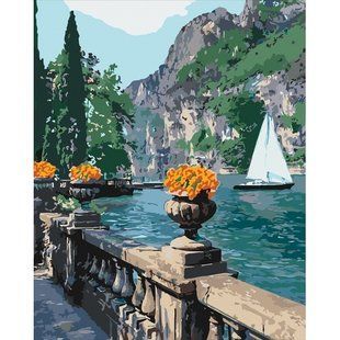 Картина по номерам. "Морська бухта" 40*50см