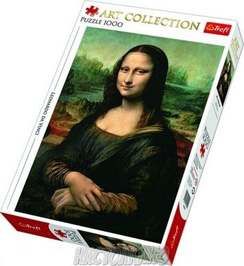 Пазл "Мона Лиза". Арт-коллекция. 1000 элементов (Trefl)