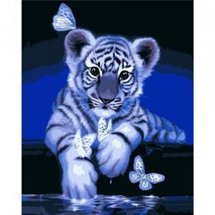 Картина за номерами "Осінній тигр", 40х50 см