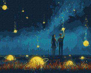 Картина за номерами. "Разом до зірок" 40*50см