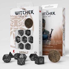 Набір кубів The Witcher Dice Set. Geralt - Silver Sword (7)