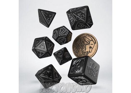 Набір кубів The Witcher Dice Set. Geralt - Silver Sword (7)