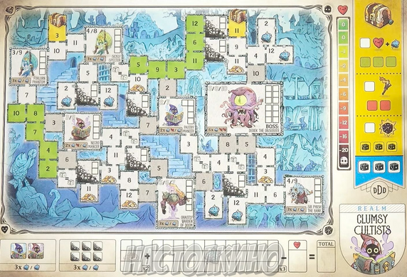 Подземелья, Кости И Приключения (Підземелля, Кістки Та Пригоди, Dungeons, Dice & Danger) укр.