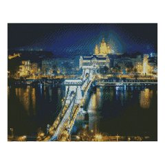 Алмазная мозаика «Нічний міст», 40х50 см