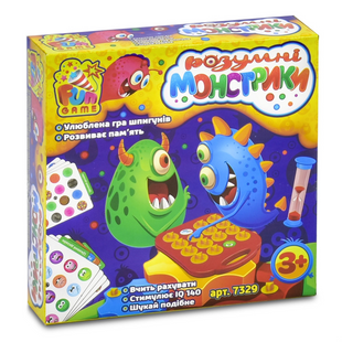 Настольная игра Умные монстрики (Розумні монстрики)