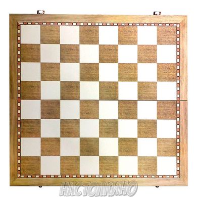Шахматы, шашки, нарды 44 см (Набор 3 в 1)
