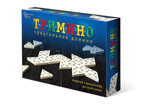 Настольная игра Тримино Делюкс (Triominos: Deluxe/Треугольное домино)