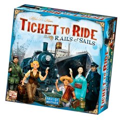 Настільна гра Ticket to Ride: Rails & Sails (Билет на поезд: Рельсы и паруса/Квиток на потяг: Рейки та вітрила)(англ)