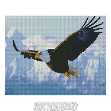 Алмазна мозаїка «Гірський орел», 40х50 см