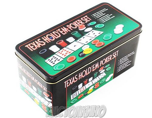 Покерний набір 200 фішок (Texas Poker Set)