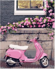 Картина за номерами "Рожевий скутер", 40х50 см