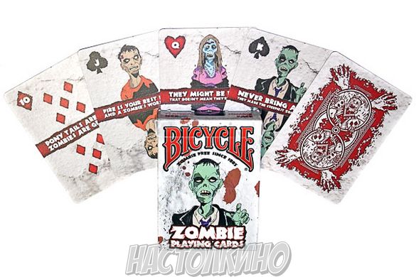 Покерні карти Bicycle Zombie