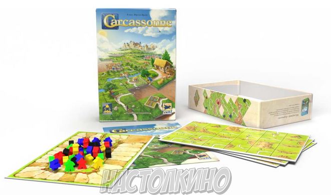 Настільна гра Каркасон (Carcassonne 3.0, Каркассон 3.0)(укр)