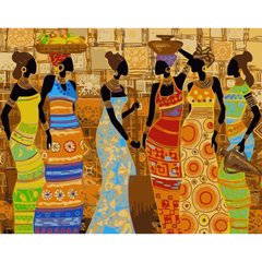 Картина за номерами "Ефіопські мотиви", 40х50 см