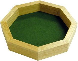 Деревянный лоток для кубиков 25 см (Dice Tray)