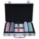 Покерный набор в алюминиевом кейсе (200 фишек)