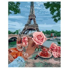 Картина за номерами "Романтика у Парижі", 40х50 см