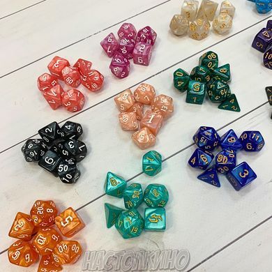 Набор кубов для DnD (7 шт) (в ассортименте) DnD Dice set
