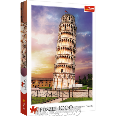 Пазл "Пизанская башня". 1000 элементов (Trefl)