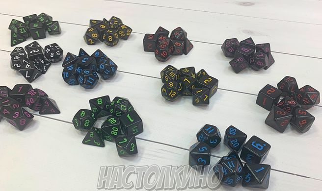 Набор кубов для DnD Base (7 шт) (в ассортименте) DnD Dice set